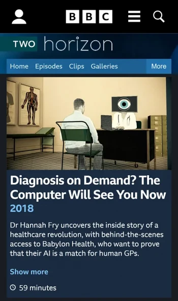 BBC地平线:人工智能问诊