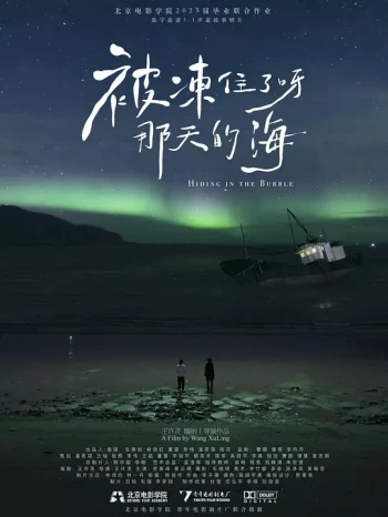 被冻住了呀,那天的海